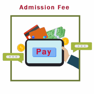 پرداخت هزینه پذیرش Admission Fee