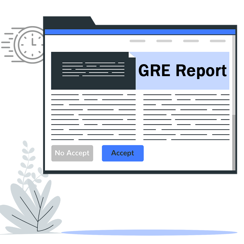 ریپورت نمره جی آر ای