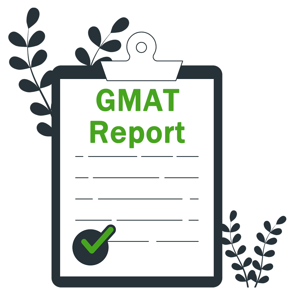 ریپورت نمره آزمون GMAT