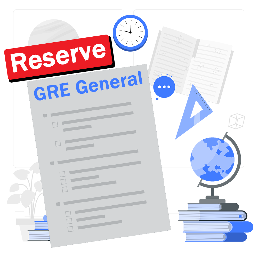 رزرو ثبت نام آزمون جی آر ای