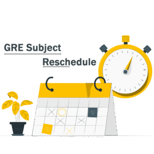 تغییر زمان و مرکز آزمون جی آر ای سابجکت