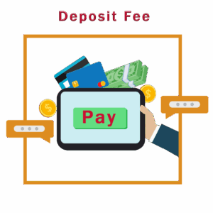 پرداخت هزینه پذیرش Deposit Fee